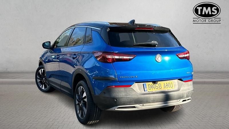 Used Vauxhall Grandland X Sport 130 HP (95 kW) 2018 Blue SUV