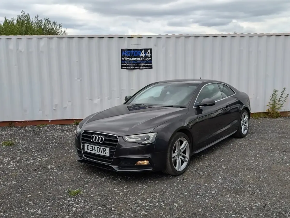 Used Audi A5 S-Line 245 HP (180 kW) 2014 Grey Coupe