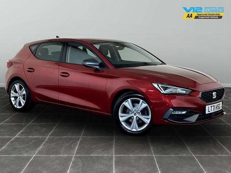 Red Used 2021 Seat Leon FR Hatchback | £12,495 (Fair price) - Image 1/2