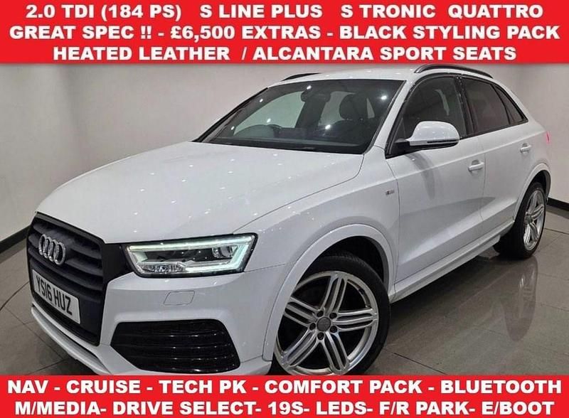 White Used 2016 Audi Q3 S-line plus SUV | £10,990 (Fair price) - Image 1/4
