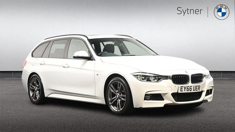 White Used 2016 BMW 330 M Sport Estate | £17,500 (Fair price) - Image 1/4