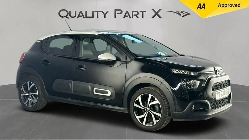 Black Used 2023 Citroën C3 PureTech Hatchback | £10,900 (Good price) - Image 1/4