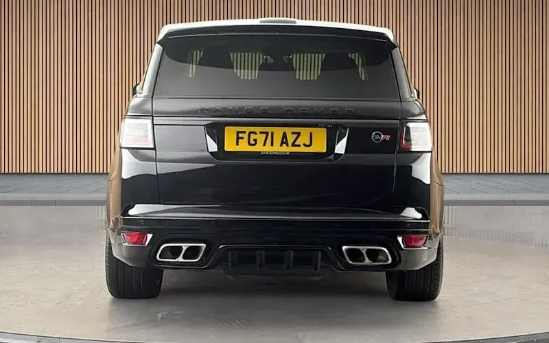 Used Land Rover Range Rover Sport SVR 575 HP (422 kW) 2021 Santorini black SUV