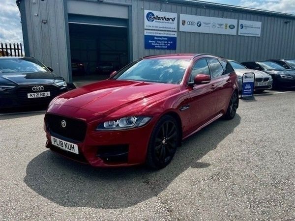 Red Used 2018 Jaguar XF Sportbrake R-Sport Estate | £15,350 (Fair price) - Image 1/1