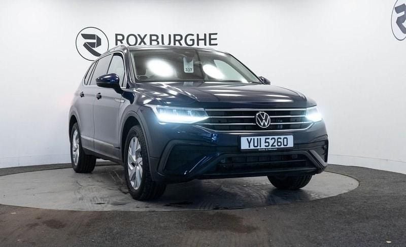 Blue Used 2022 VW Tiguan Allspace S SUV | £20,120 (Good price) - Image 1/4