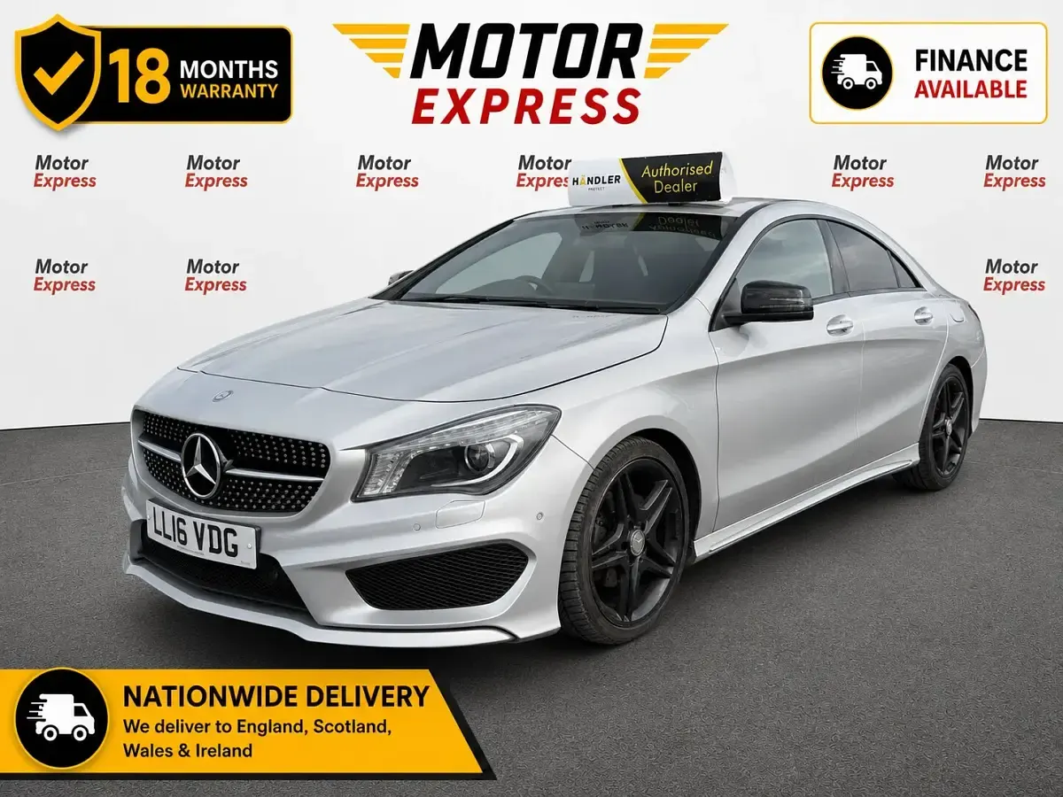 Used Mercedes CLA200 AMG 136 HP (100 kW) 2016 Silver Coupe