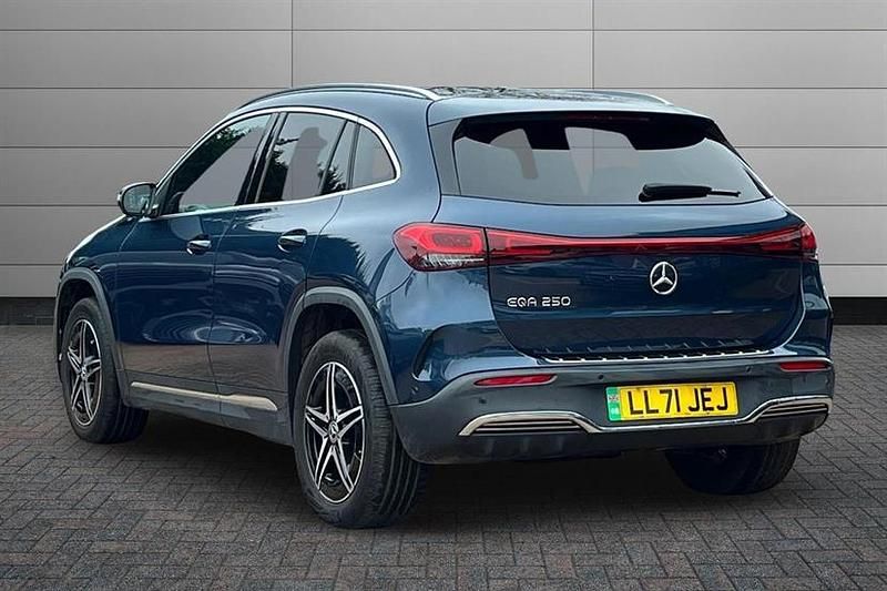 Used Mercedes EQA250 AMG line 139 kW (190 HP) 2021 Denim blue SUV
