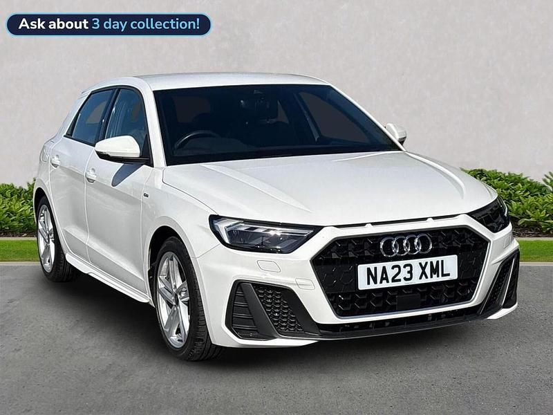 White Used 2023 Audi A1 S-Line Hatchback | £18,979 (Fair price) - Image 1/4