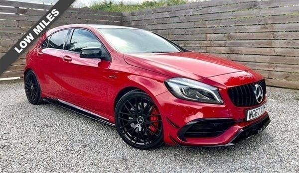 Red Used 2017 Mercedes A45 AMG Premium Hatchback | £22,995 (Good price) - Image 1/4