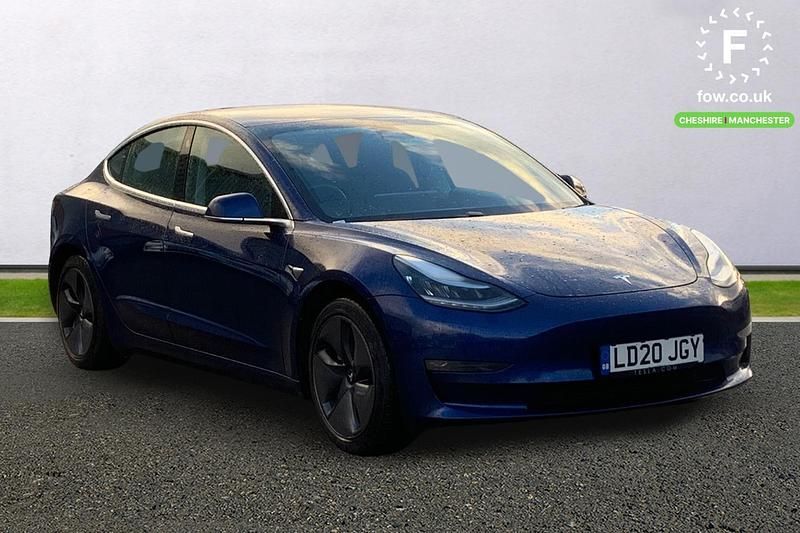 Blue Used 2020 Tesla Model 3 Long Range AWD Sedan | £18,099 (Good price) - Image 1/3