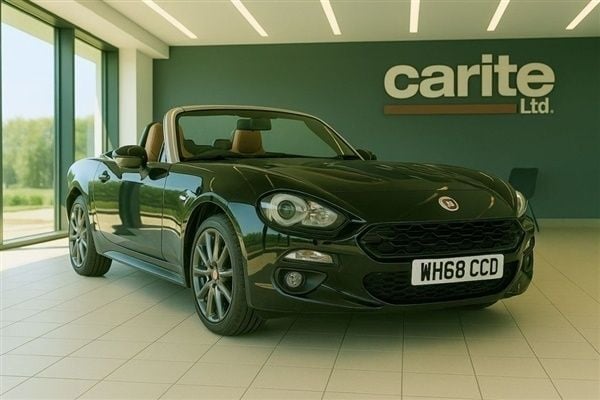 Black Used 2018 Fiat 124 Lusso Cabriolet | £12,695 (Fair price) - Image 1/1