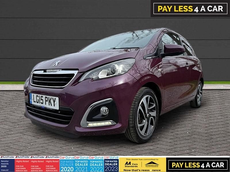 Used Peugeot 108 Allure 2015 Mauve/purple Hatchback