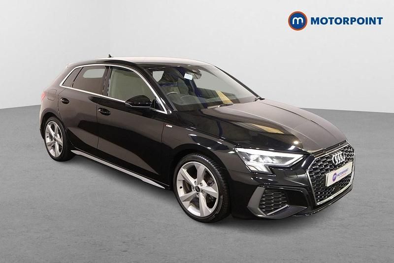 Black Used 2022 Audi A3 S-Line Hatchback | £20,799 (Fair price) - Image 1/4