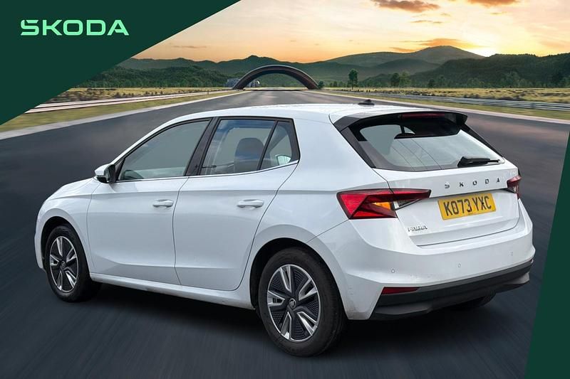 Used Skoda Fabia SE L 108 HP (79 kW) 2024 White Hatchback