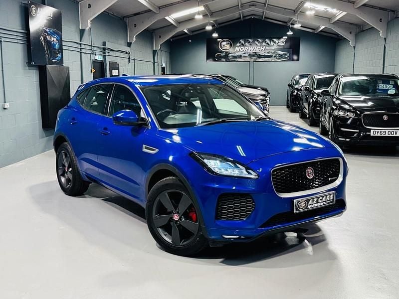 Blue Used 2018 Jaguar E-Pace R-Dynamic SUV | £12,995 (Good price) - Image 1/4