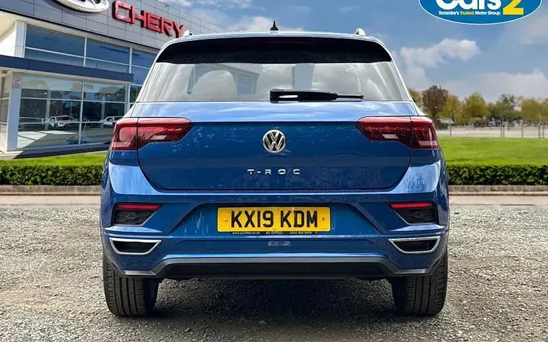 Used VW T-Roc R-line 150 HP (110 kW) 2019 Blue SUV