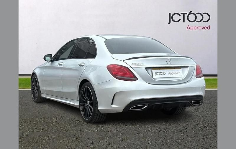 Used Mercedes C220 AMG line 191 HP (140 kW) 2021 Silver Sedan