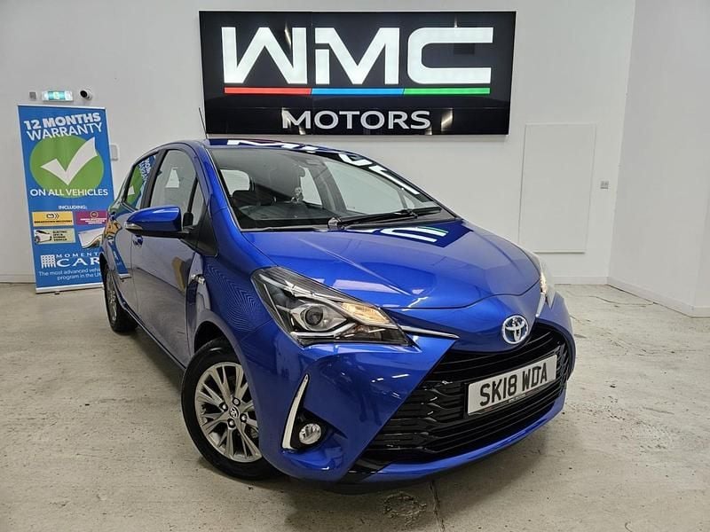 Blue Used 2018 Toyota Yaris Hybrid Hatchback | £12,495 (Super price) - Image 1/4