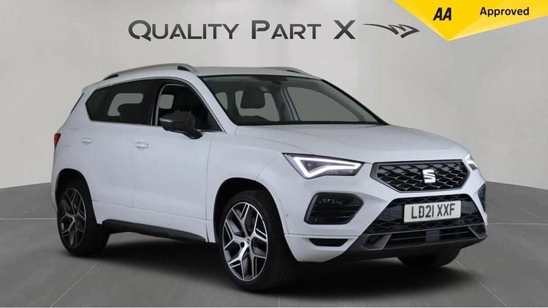 White Used 2021 Seat Ateca FR Sport SUV | £17,215 (Fair price) - Image 1/4