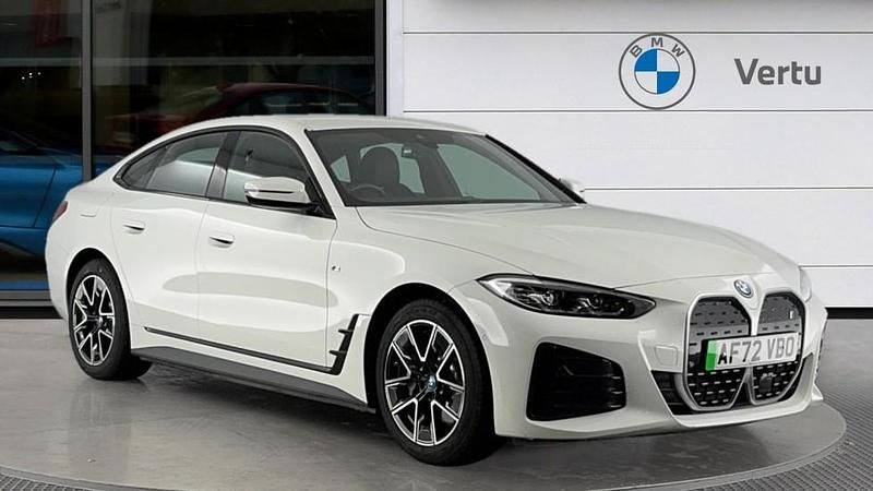 White Used 2022 BMW i4 M Sport Sedan | £26,848 (Fair price) - Image 1/4