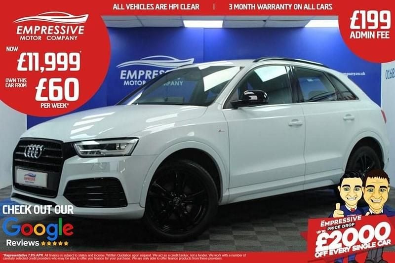White Used 2016 Audi Q3 S-Line SUV | £11,999 (A bit pricey) - Image 1/1