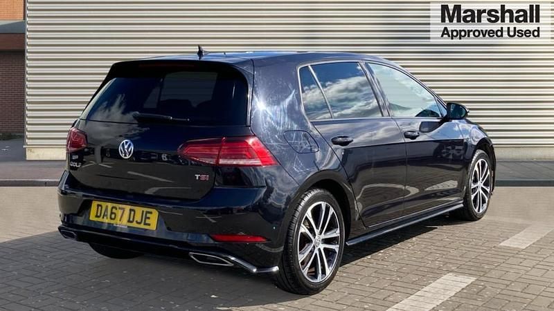 Used VW Golf VII R-line 150 HP (110 kW) 2017 Black