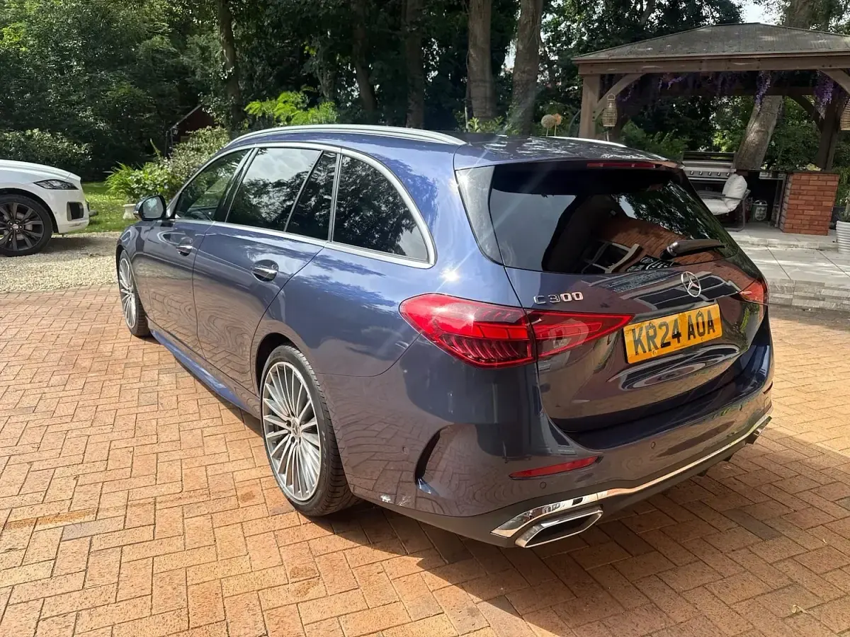 Used Mercedes C300 AMG Line Premium 2024 Blue Estate