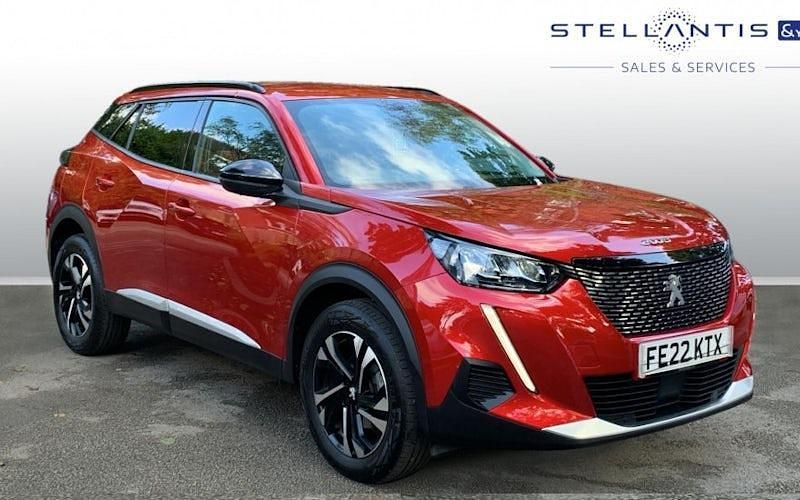 Red Used 2022 Peugeot 2008 Allure Premium SUV | £14,527 (Fair price) - Image 1/4