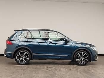 Used VW Tiguan R-line 150 HP (110 kW) 2021 Blue SUV