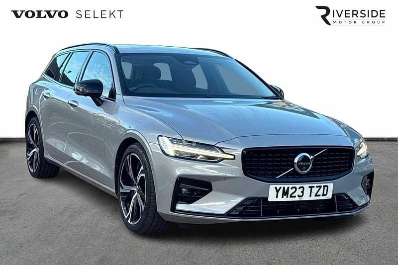 Silver Used 2023 Volvo V60 Plus Estate | £26,496 (Fair price) - Image 1/4