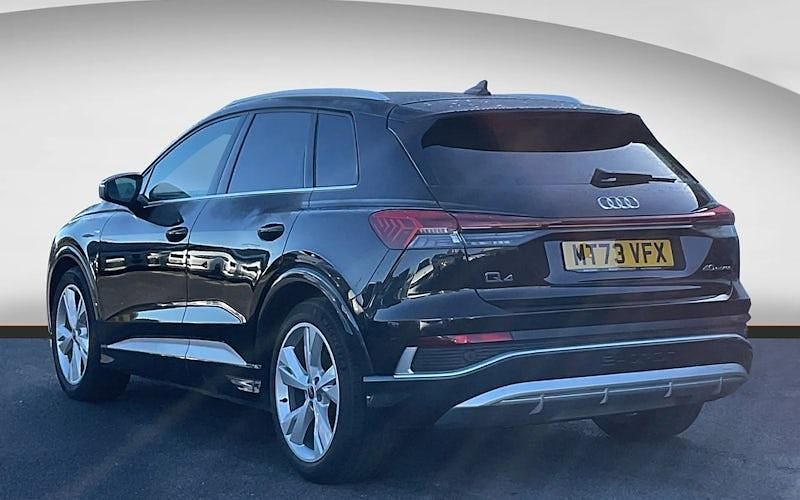 Used Audi Q4 e-tron S-Line 150 kW (204 HP) 2023 Black SUV
