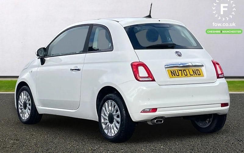Used Fiat 500 Lounge 69 HP (50 kW) 2020 White Hatchback