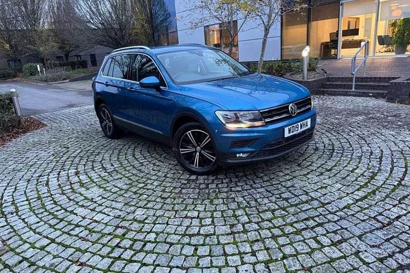 Used VW Tiguan SE 130 HP (95 kW) 2019 Blue SUV