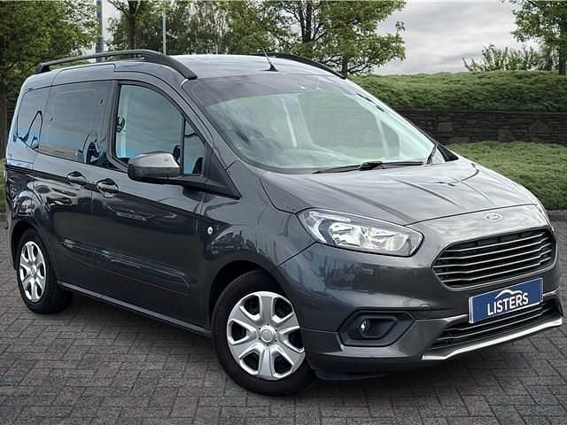 Grey Used 2019 Ford Tourneo Courier Zetec MPV | £8,461 (Fair price) - Image 1/4
