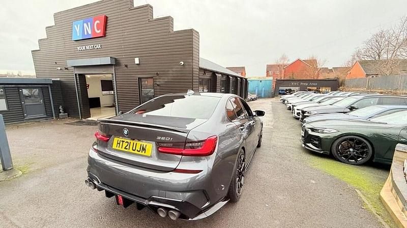 Grey Used 2021 BMW 320 M Sport Sedan | £22,991 (Fair price) - Image 1/4