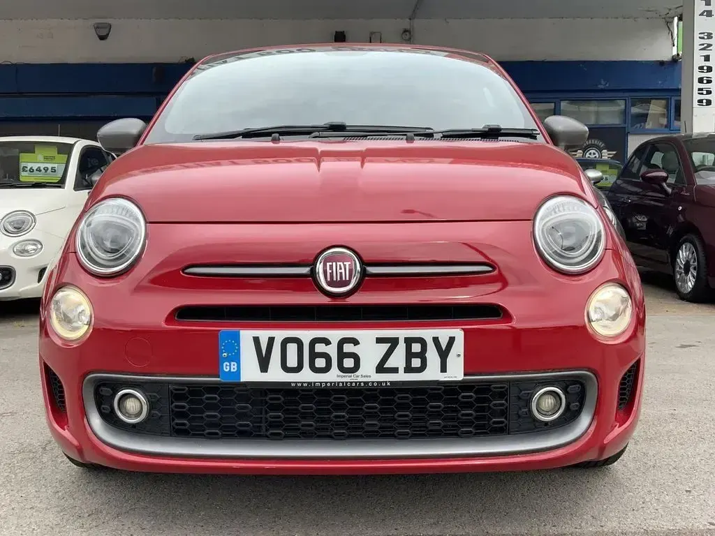 Used Fiat 500 S 69 HP (50 kW) 2016 Red Hatchback