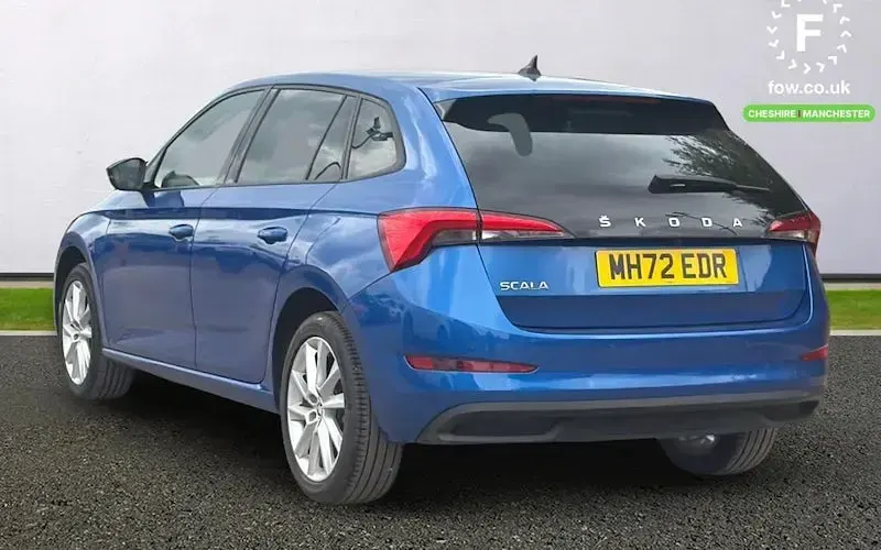 Used Skoda Scala SE L 110 HP (80 kW) 2023 Blue Hatchback