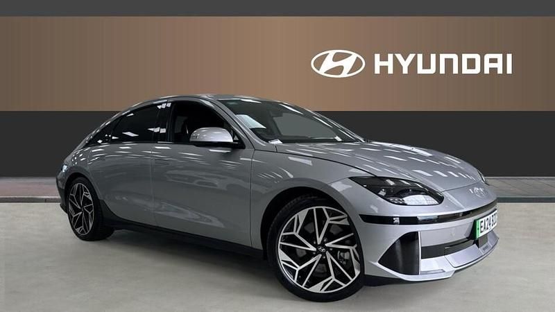 Silver Used 2024 Hyundai Ioniq 6 Premium Sedan | £24,487 (Fair price) - Image 1/4