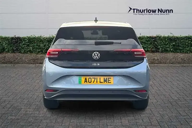 Begagnad VW ID.3 Pro 150 kW (204 HK) 2021 Blå Halvkombi