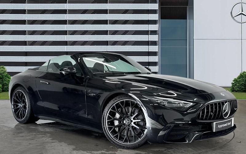 Used Mercedes SL43 AMG Premium Plus 381 HP (280 kW) 2023 Black Cabriolet