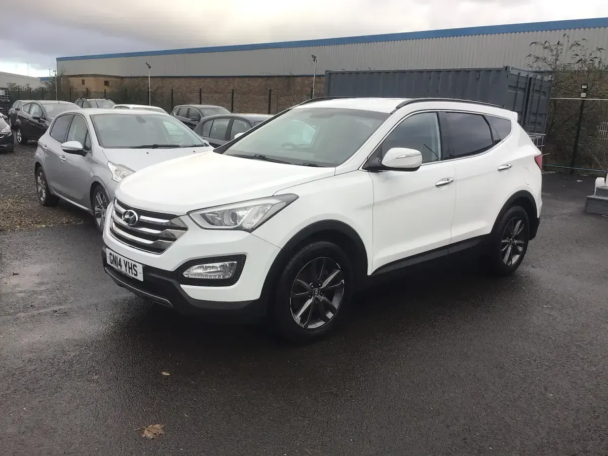 Begagnad Hyundai Santa Fe Premium 197 HK (144 kW) 2014 Vit SUV