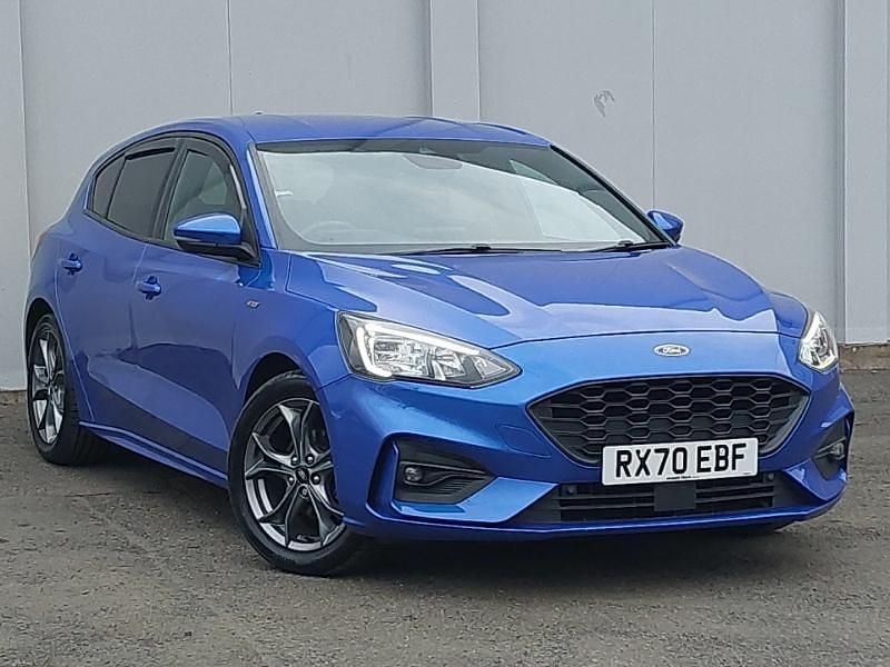 Used Ford Focus ST-Line 120 HP (88 kW) 2020 Blue Hatchback