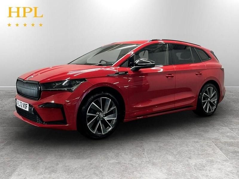 Used Skoda Enyaq iV SportLine 150 kW (204 HP) 2023 Red SUV