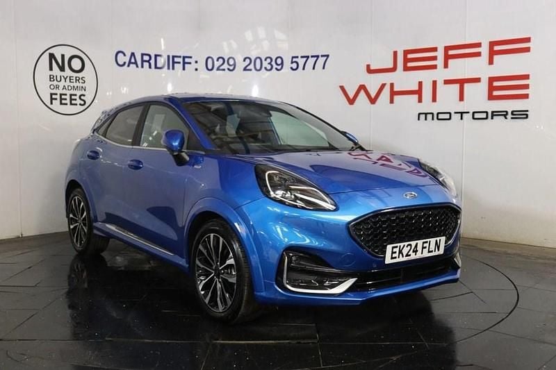 Blue Used 2024 Ford Puma ST-Line Hatchback | £22,988 (Expensive) - Image 1/4