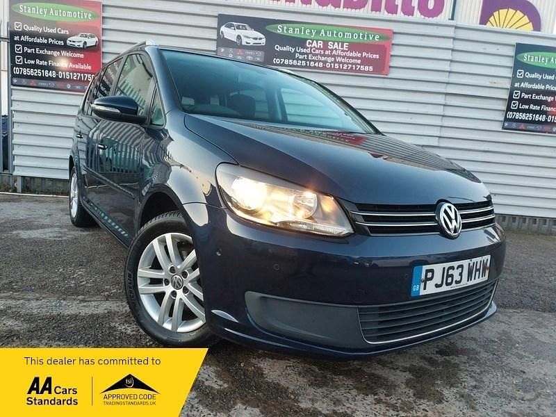Blue Used 2013 VW Touran SE MPV | £6,790 (Fair price) - Image 1/4