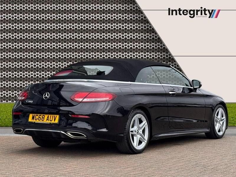 Used Mercedes C200 AMG Line Premium Plus 2018 Black Cabriolet