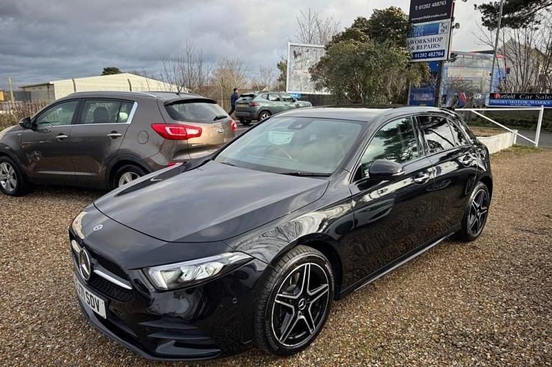 Black Used 2021 Mercedes A250 AMG Line Premium Hatchback | £13,890 (Fair price) - Image 1/1