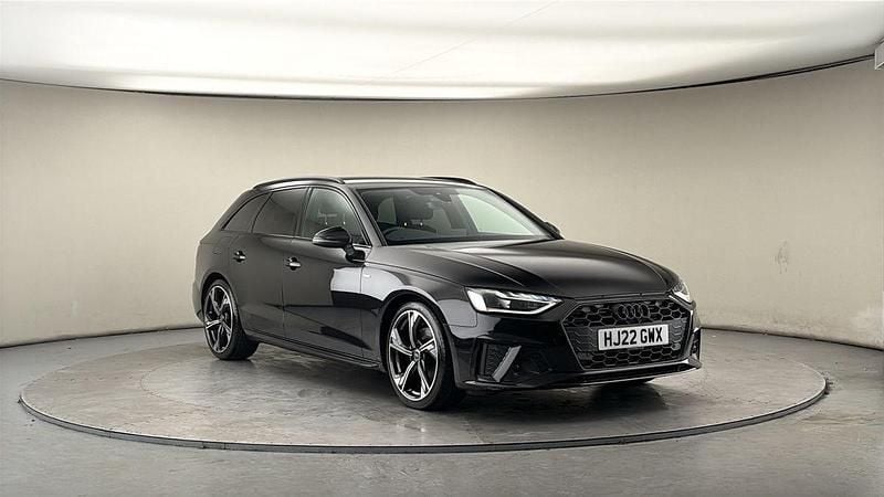 Used Audi A4 Black Edition 150 HP (110 kW) 2022 Mythos black metallic/mythos black metallic Estate