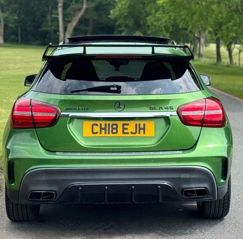 Used Mercedes GLA45 AMG Premium 381 HP (280 kW) 2018 Green SUV