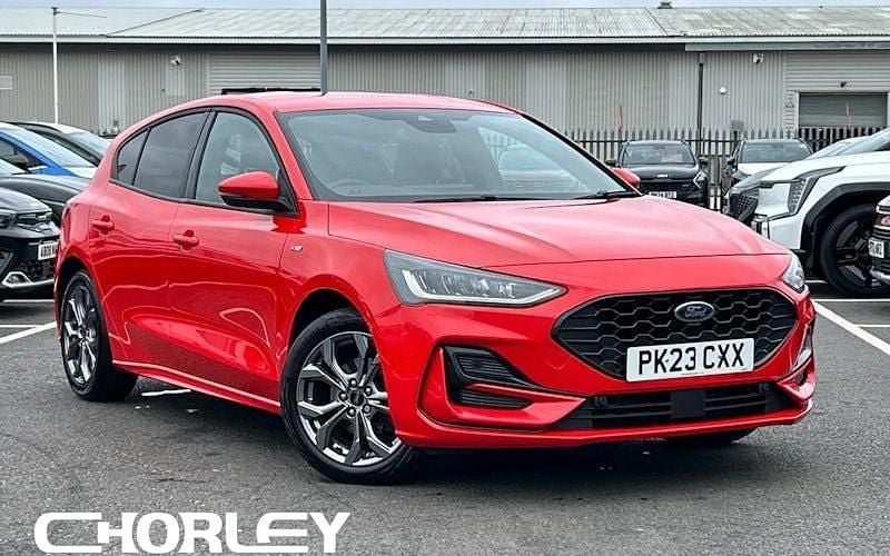 Red Used 2023 Ford Focus ST-Line Hatchback | £14,980 (Good price) - Image 1/4